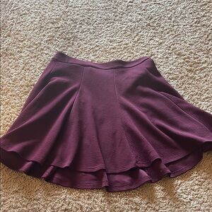 Lush Deep Purple Skater Skirt